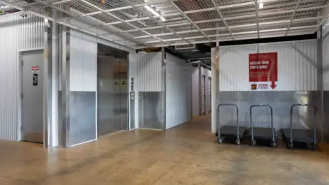 Interior view of Mooresville, NC Superior Storage facility.