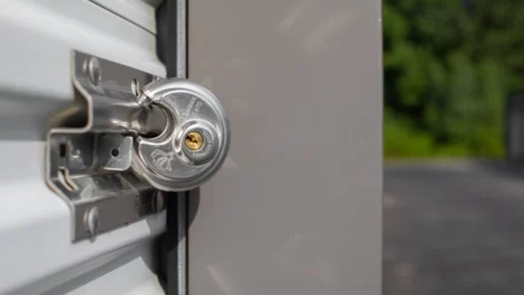 Storage lock at Dobson, NC Superior Storage facility.