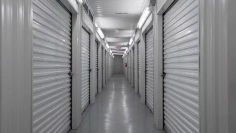 Indoor storage units at Dobson, NC Superior Storage facility.