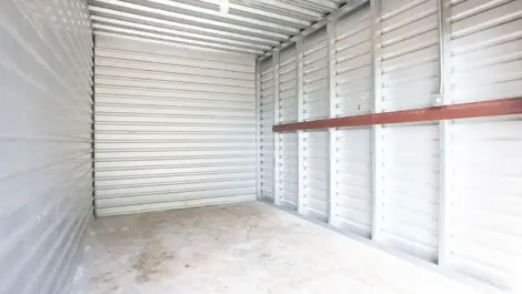 Interior of storage units at Brunswick, GA Superior Storage facility.