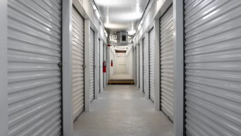 Interior storage units at Springdale, AR, Superior Storage facility.
