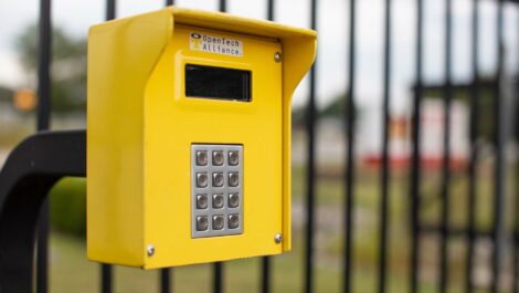 Keypad at Fayetteville, AR Superior Storage facility.