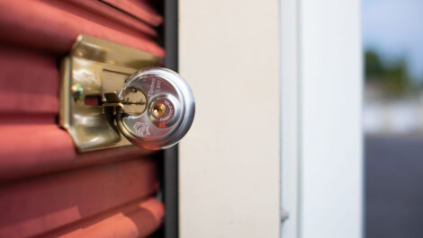 Storage lock at Springdale, AR Superior Storage facility.