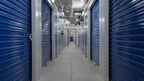 Interior storage units at Mooresville, NC Superior Storage facility.