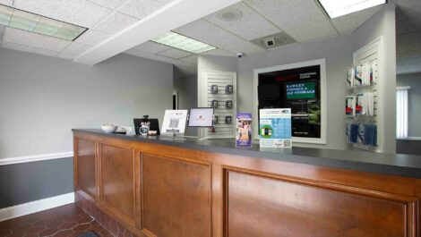 View of office at Mooresville, NC Superior Storage facility.