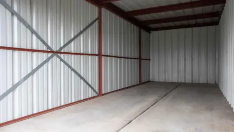 Interior view of storage unit at Madison, WI Superior Storage facility.