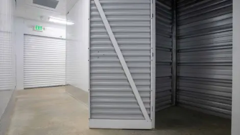 Interior view of storage unit at Madison, WI Superior Storage facility.