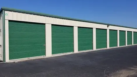 Exterior of storage units at Springdale, AR, Superior Storage facility.