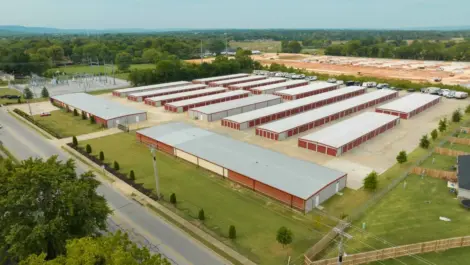 Aerial view of Farmington, AR facility.