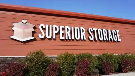 Signage of Superior Storage facility.