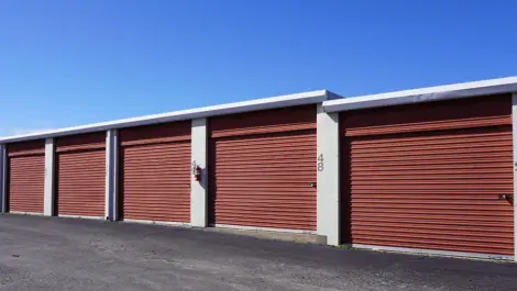 Exterior of outdoor storage units at Springdale, AR Superior Storage facility.