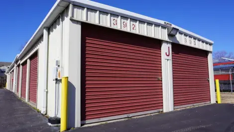 Exterior of outdoor storage units at Springdale, AR Superior Storage facility.