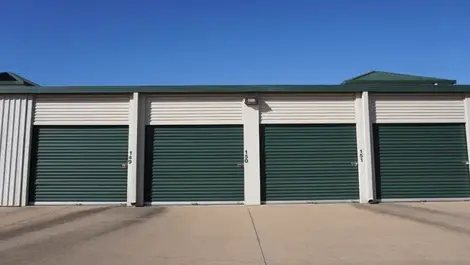 Outdoor storage units at Centerton, AR Superior Storage facility.