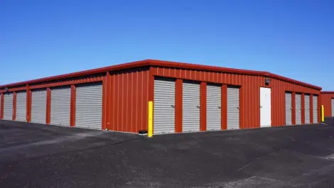 Exterior storage units at Springdale, AR, Superior Storage facility.