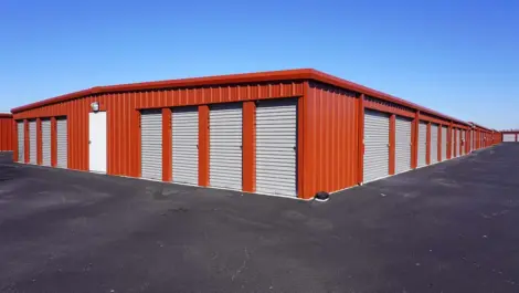 Exterior of storage units at Springdale, AR, Superior Storage facility.