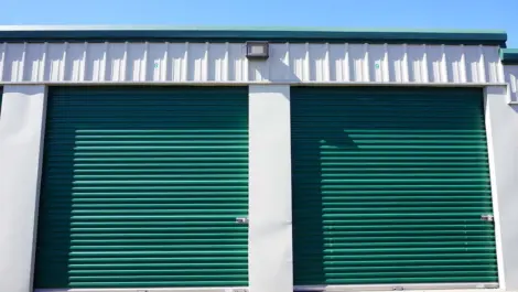 Exterior of storage units at Springdale, AR, Superior Storage facility.