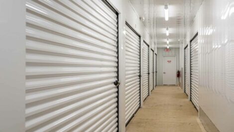 Interior of storage units at Fond Du Lac, WI Superior Storage facility.