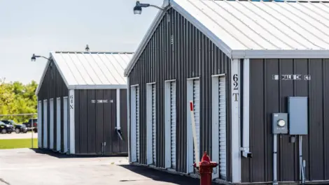 Exterior of outdoor storage units Fond Du Lac, WI Superior Storage facility.