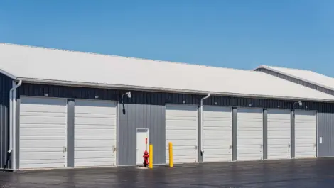 Exterior storage units at Fond Du Lac, WI Superior Storage facility.