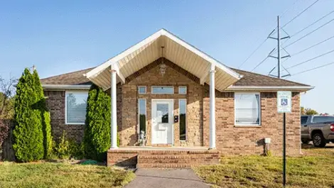 View of office at Fayetteville, AR Superior Storage facility.