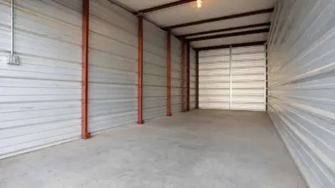 Interior view of storage unit at Springdale, AR Superior Storage facility.