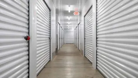 Interior of storage units at Fond Du Lac, WI Superior Storage facility.
