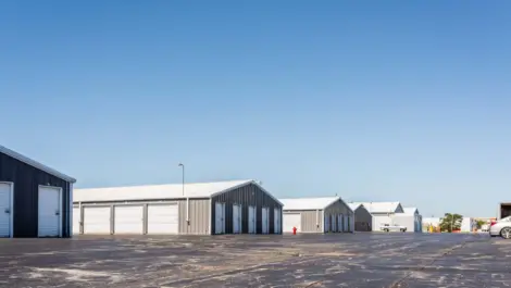 Exterior of outdoor storage units Fond Du Lac, WI Superior Storage facility.